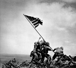 Iwo Jima Flag Raising-February 23, 1945